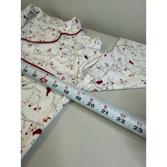 Charter Club Red Cardinal Cotton Stretch Sleepshirt Lounge Top Size M - Picture 4 of 6